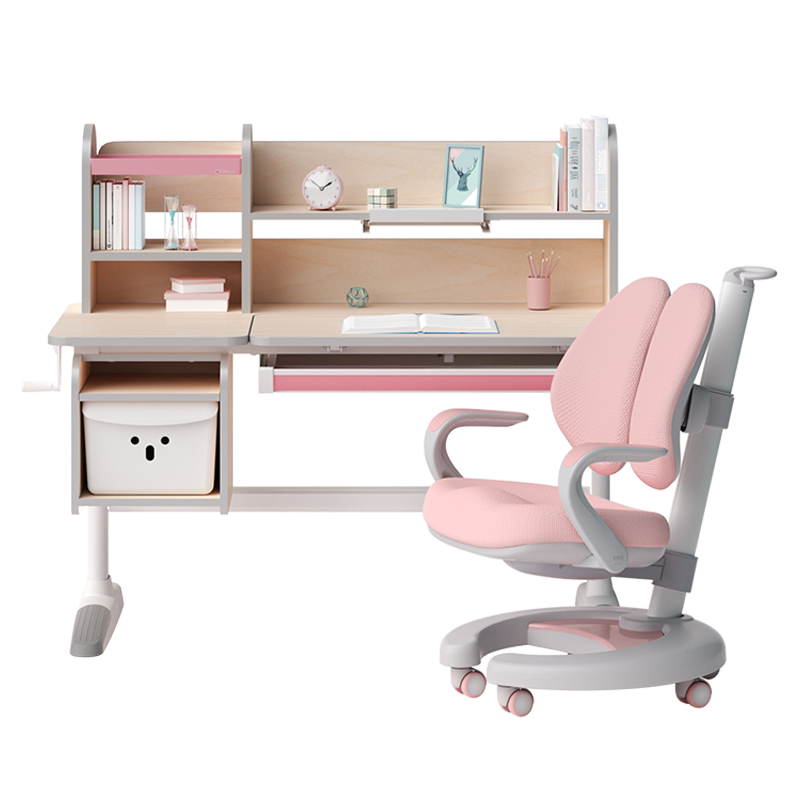 爱果乐学习桌小学生实木写字桌椅口碑评测啥样?开箱评测，后悔买迟了？