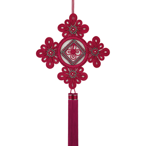 新款手工中国结挂件大号大红中国风客厅电视墙装饰乔迁新居礼品