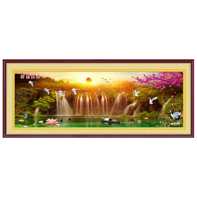 2025新款十字绣财运亨通旭日东升