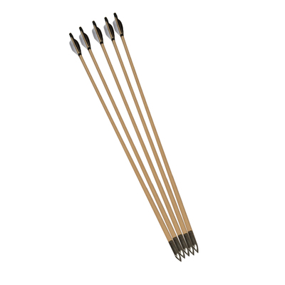 茶杆竹真羽射艺竞技12支包邮弓箭