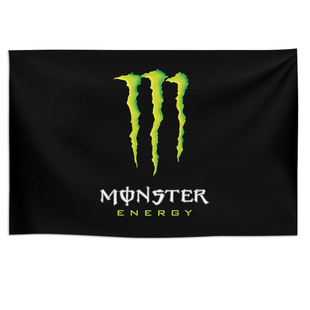 Monster魔爪街头潮牌酷主题周边卧室装饰海报背景布挂布墙布挂毯