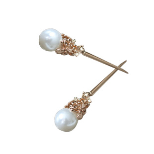 韶华记 黛玉簪手工贝珠发簪对簪汉服珍珠旗袍汉服百搭古风配饰