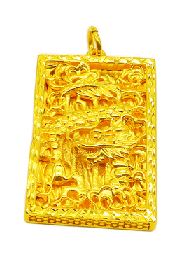 霸气龙挂仿真金大号久不掉色吊牌