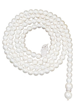 长款多种戴法天然淡水珍珠送妈妈