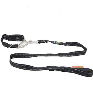 K9犬牵引带狗绳狗链胸背带马犬德牧狗带警犬军光发光安全出行金毛