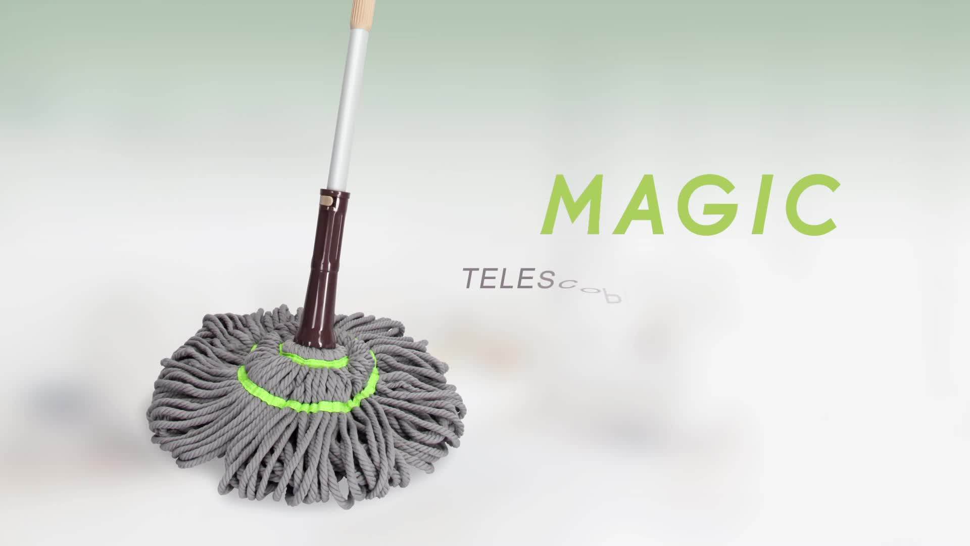 High Quality Hands Free Twist Mop With Microfiber Mop Head Wholesale