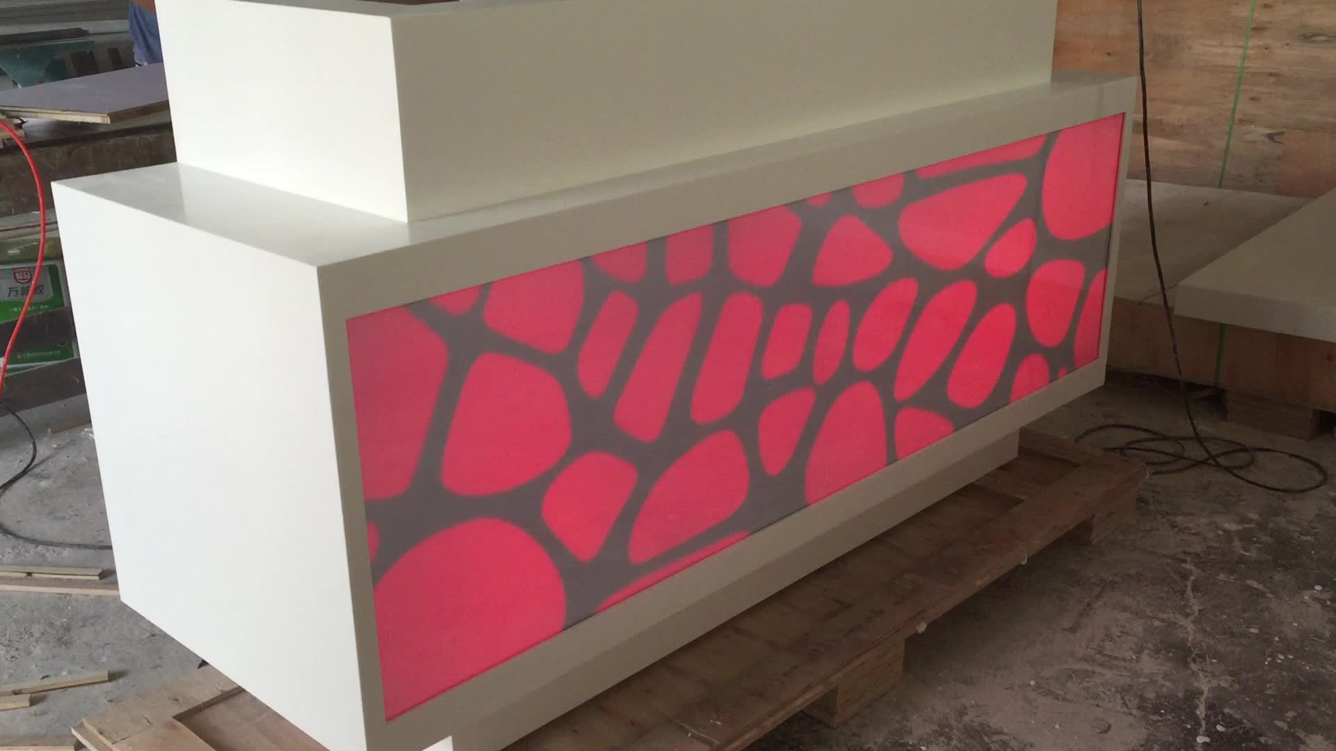 Robuste And Durable Material Solid Surface Reception Desks/counter Buy Reception Desks/counter