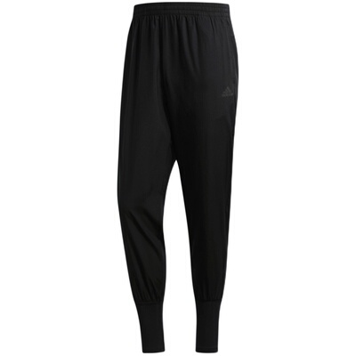 adidas正品夏季跑步梭织收脚长裤