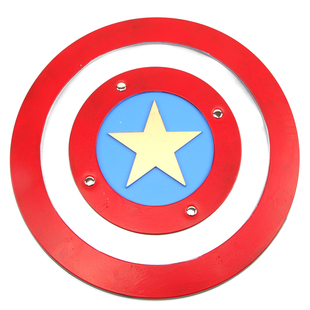 表演道具COS兵器PU儿童节玩具古罗马美国队长盾牌家装酒吧装饰品