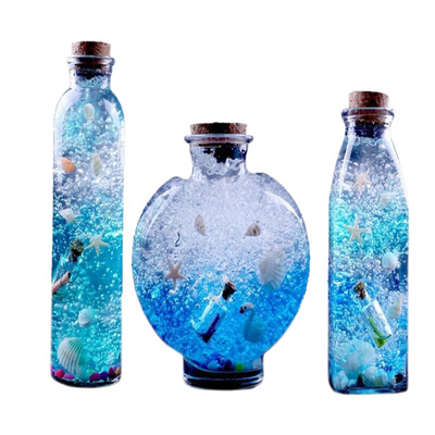 diy星空瓶材料海洋瓶水晶泥贝壳