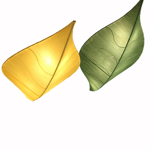 包邮新中式布艺树叶吊灯创意餐厅茶馆卧室吸顶灯客厅美容院墙壁灯