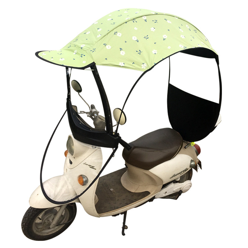 电瓶车挡雨棚遮阳伞电动摩托车挡电动车遮阳/遮雨伞