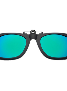 大框近视用可上翻隐形墨镜夹片