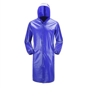 牛筋连体长款雨衣防雨防水防风户外加厚工程农用牛筋雨衣风衣塑胶