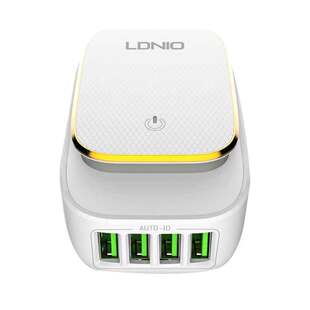 LDNIO多孔4口USB多口充电器安卓适用于苹果手机旅行欧式英规澳标