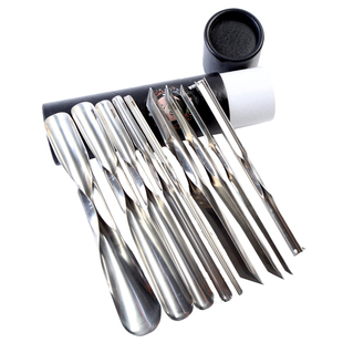 周毅厨师雕刻刀 U型V型瓜蛊拉线刀水果雕花刀拼盘食品戳刀勾线刀