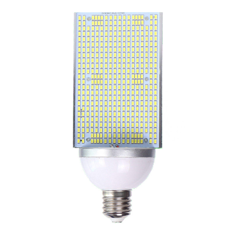超亮LED横插灯农村路灯头灯泡E27E40螺口路灯光源100W道路节能灯_虎窝淘