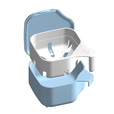 日本进口假牙清洁盒杯储牙盒牙套