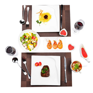 牛排刀叉盘子套装西餐餐具套装双人高档欧式小奢华西餐盘家用情侣