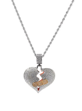 说唱嘻哈满钻创可贴破碎的心锆石