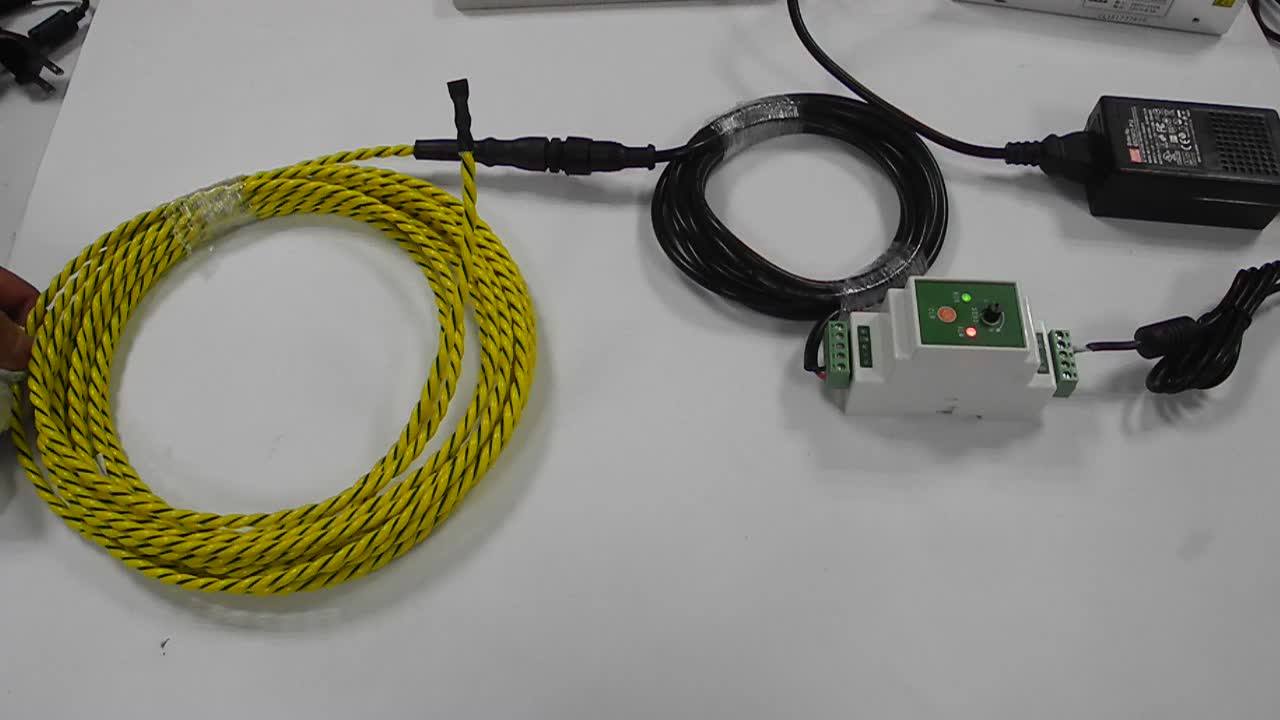 Customizes Nonlocation Water Sensor Cable And 2 Pins Water Leak Sensing Rope Water Leak