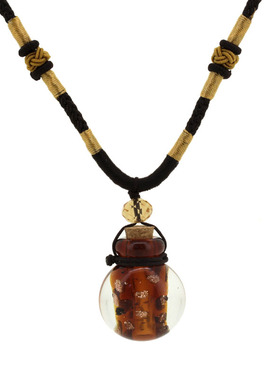 朱砂空瓶容器琉璃随身香薰吊坠