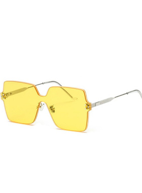 大框一体式圆脸时尚新品护目镜