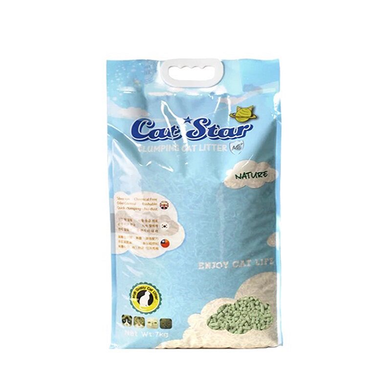 Catstar猫砂豆腐猫砂植物玉米绿茶不粘底无尘无味除臭7kg包邮