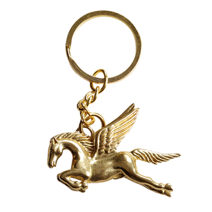 纯铜马钥匙扣小马飞马男女生肖属马项链吊坠雕刻马到成功汽车挂件