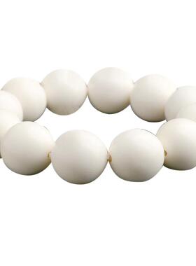 文玩仿象牙果河马牙鱼牙佛珠手串108男女款水晶饰品念珠项链手链