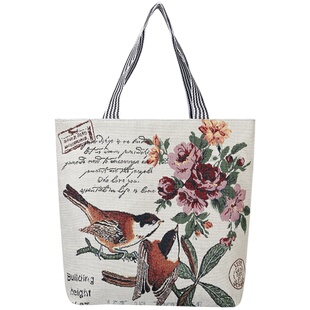 新款帆布包女单肩包电脑包文艺森系韩版帆布袋大容量学生包手提袋
