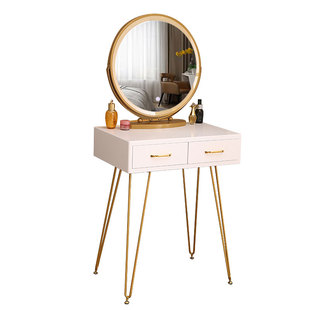 北欧梳妆台卧室小户型网红ins化妆桌经济型化妆台带灯简约化妆柜
