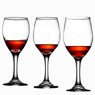 红酒杯套装 家用葡萄酒杯高脚杯大号6只装玻璃欧式香槟杯创意加厚