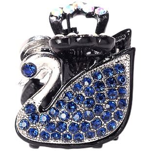 发夹后脑勺抓夹头发的夹子固定头饰女顶夹刘海夹发卡小号水钻发抓