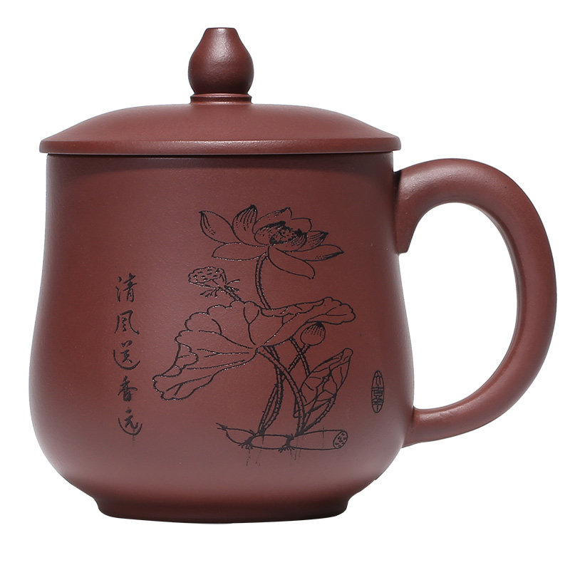 宜兴紫砂杯原矿全纯手工家用正宗茶杯