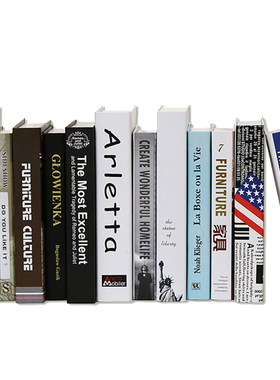 装饰品客厅拍照道具模型仿真书