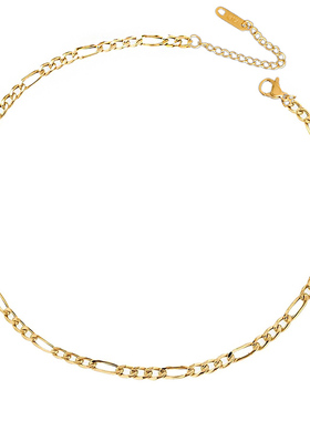 冷淡风叠戴ins博主同款锁骨链