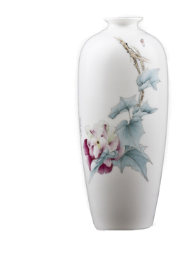 陶瓷手绘花瓶高档古典风工艺品