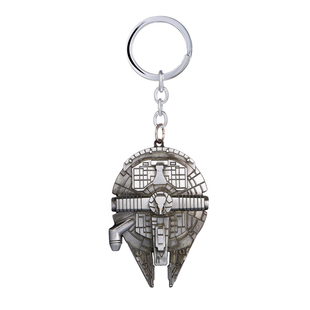 星球大战周边星际迷航企业号歼星舰模型千年隼飞船钥匙扣金属挂件