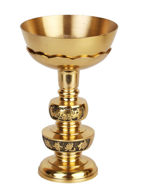 纯铜酥油灯摆件佛具用品