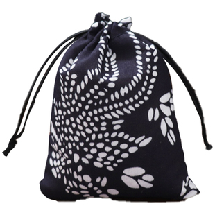 蓝印花布青花袋 小布袋子 抽口束口袋  香料饰品包装布袋 环保袋