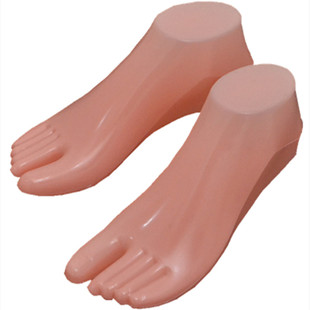 女士塑料脚模船袜脚模矮跟袜模凉鞋手工编织用鞋模型鞋楦有底鞋撑