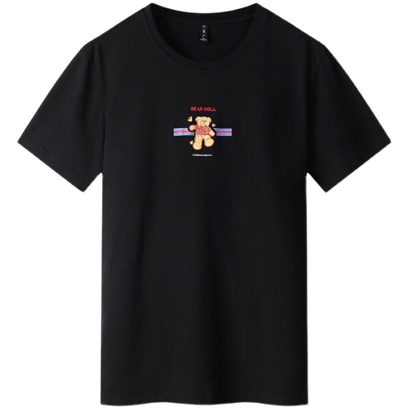 骆驼 男装2020夏季新品纯棉短袖t恤男士韩版潮流半袖打底衫上衣