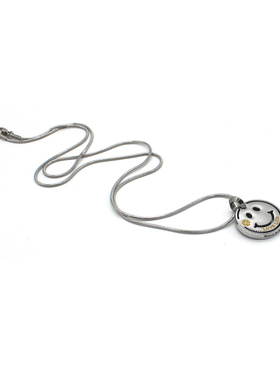 毛衣项链美式笑脸字母lovelife