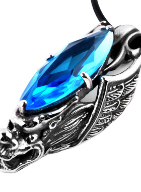 时尚潮男吊坠复古欧美短蓝龙饰品