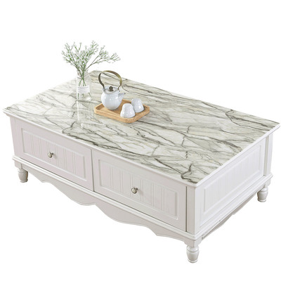 欧式大理石餐桌布pvc茶几垫防水