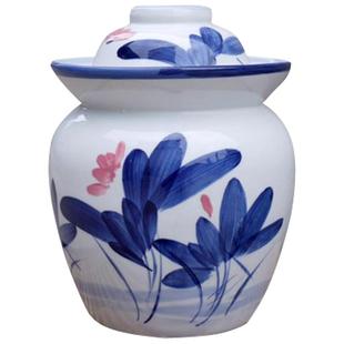 景德镇泡菜坛子家用腌菜四川泡菜咸菜老式加厚储物罐密封罐双盖