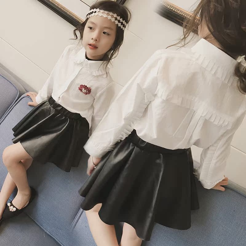 Chemise fille à manche longue - Ref 2084968 Image 1