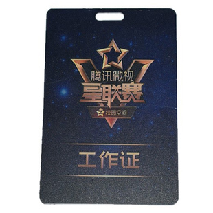 定做pvc胸卡工作证定制人像卡代表证员工证嘉宾证胸牌展会证挂绳
