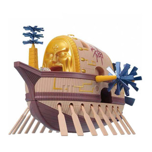 万代拼装版模型海贼王船阳光梅丽号黑胡子海上餐厅巴拉蒂机车摆件